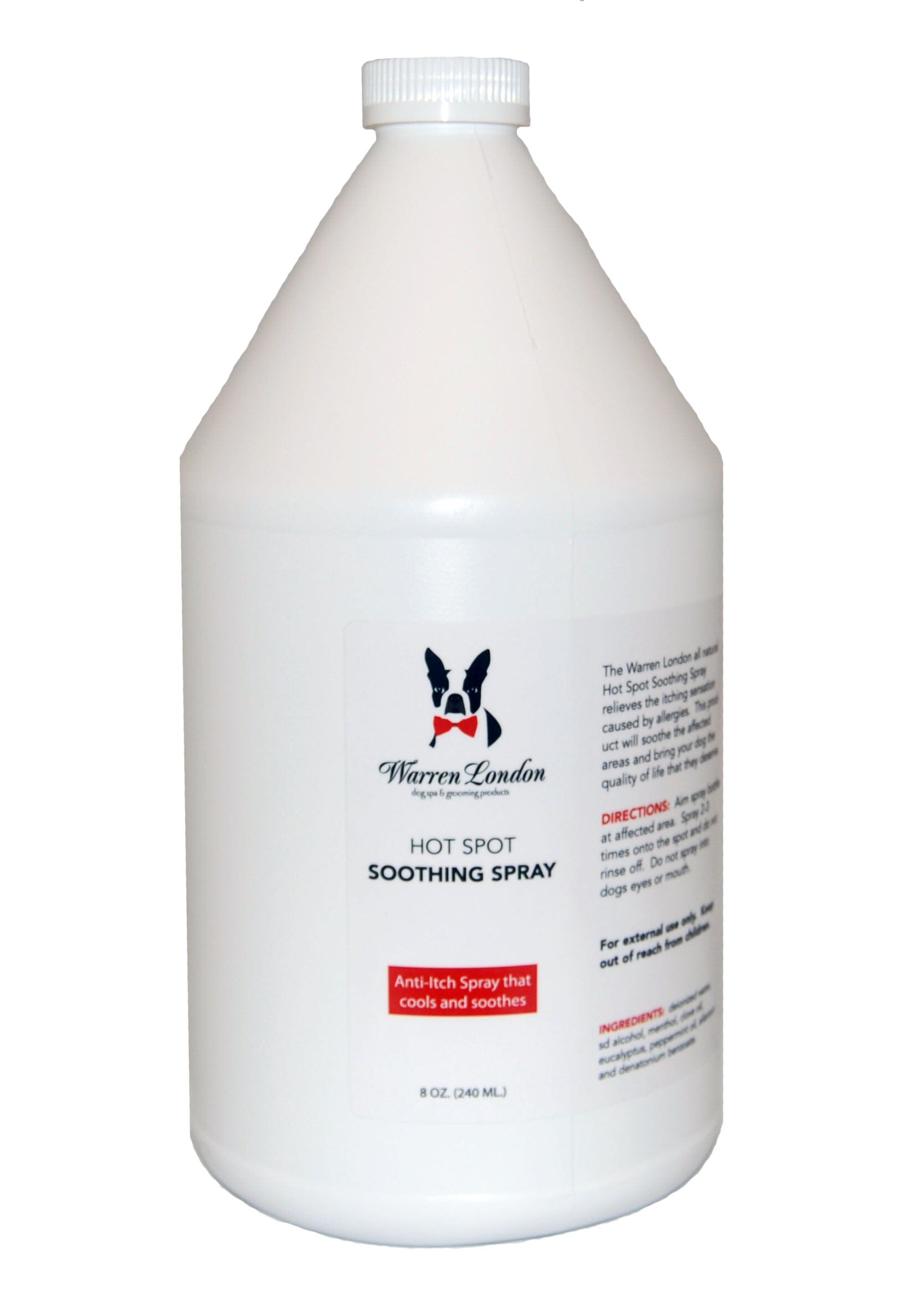 Hot Spot Soothing Spray Professional Size By Warren London for Itchy Dogs