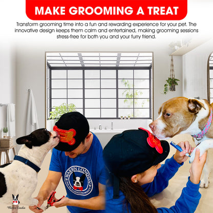 Distract-A-Hat ™ The Dog Lick Hat Pet Grooming Supplies Warren London 