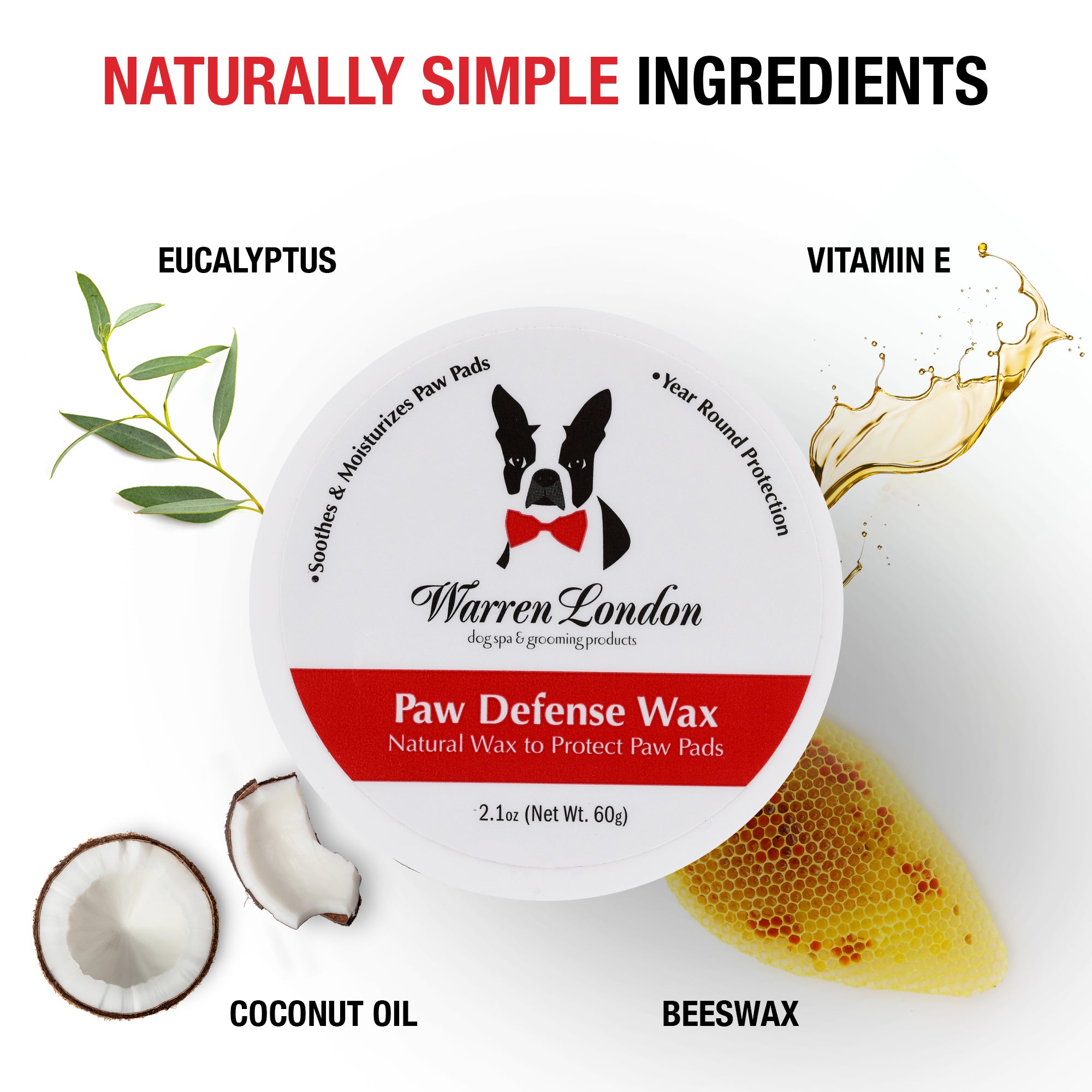 Paw Defense Wax - Soothes, Moisturizes and Protects Dog's Paw Pads – Warren  London